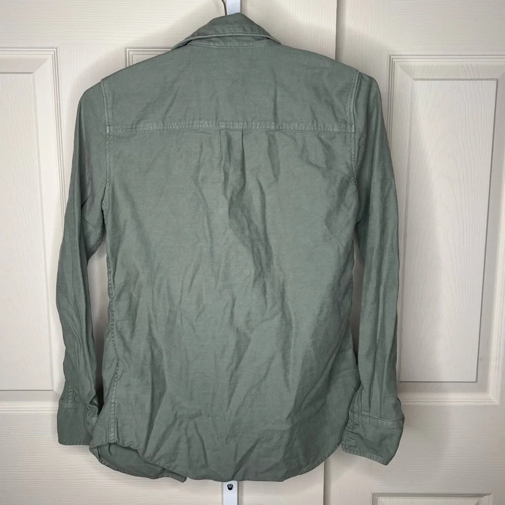 J. Crew Utility Denim-Style Shirt Jacket Size 0